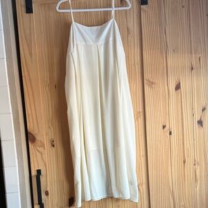 Who What Wear Cream Dress